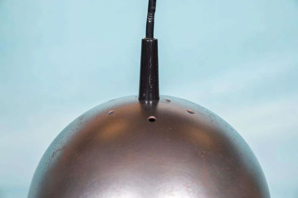 Space Age Bollamp Jaren 70, Brutalist Eyeball Globe Lamp. photo Verlichting
