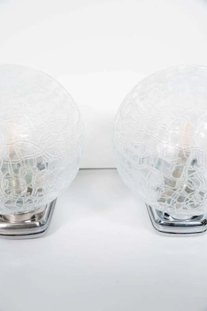 Set Space Age Wandlampen Jaren 70/80, Vintage Wall Sconces. photo buy