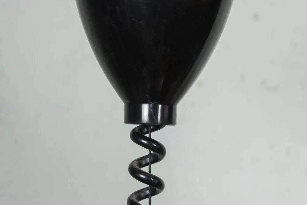 Verlichting Postmodern Minimalistische Hanglamp Jaren 1980, In Hoogte Verstelbaar photo