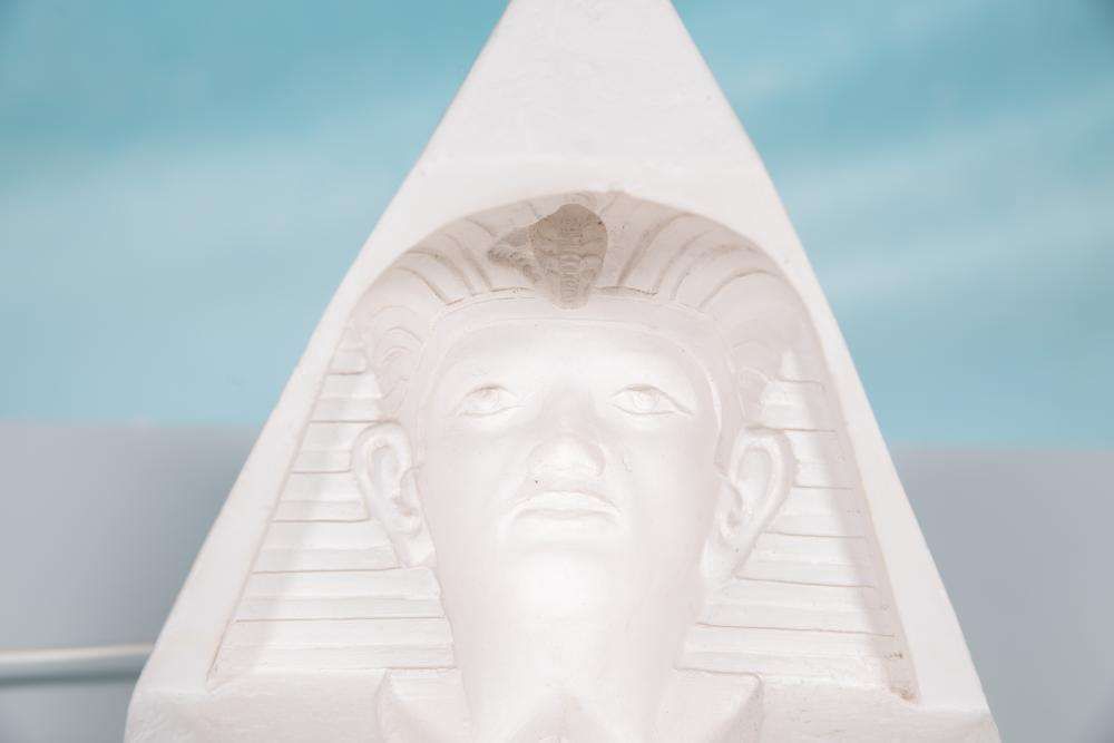 Egyptian Stone Table Lamp, Vintage Mood Lamp 70s/80s. photo buy