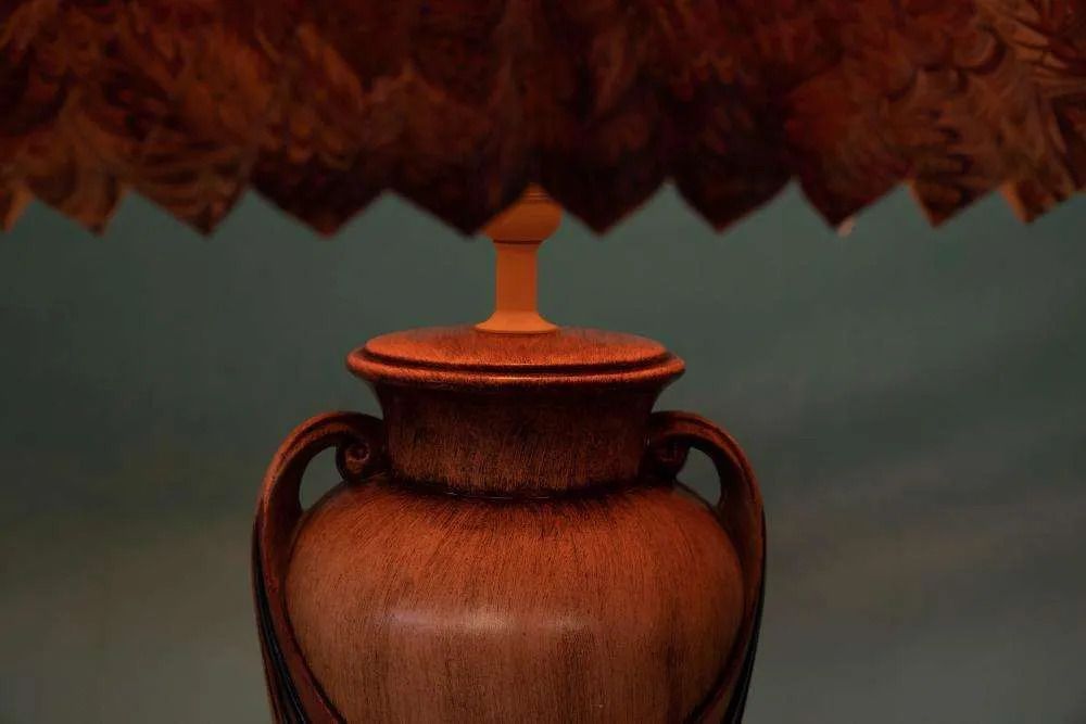 photo vintage Scandinavian Bohemian Table Lamp 70s/80s, Postmodern.