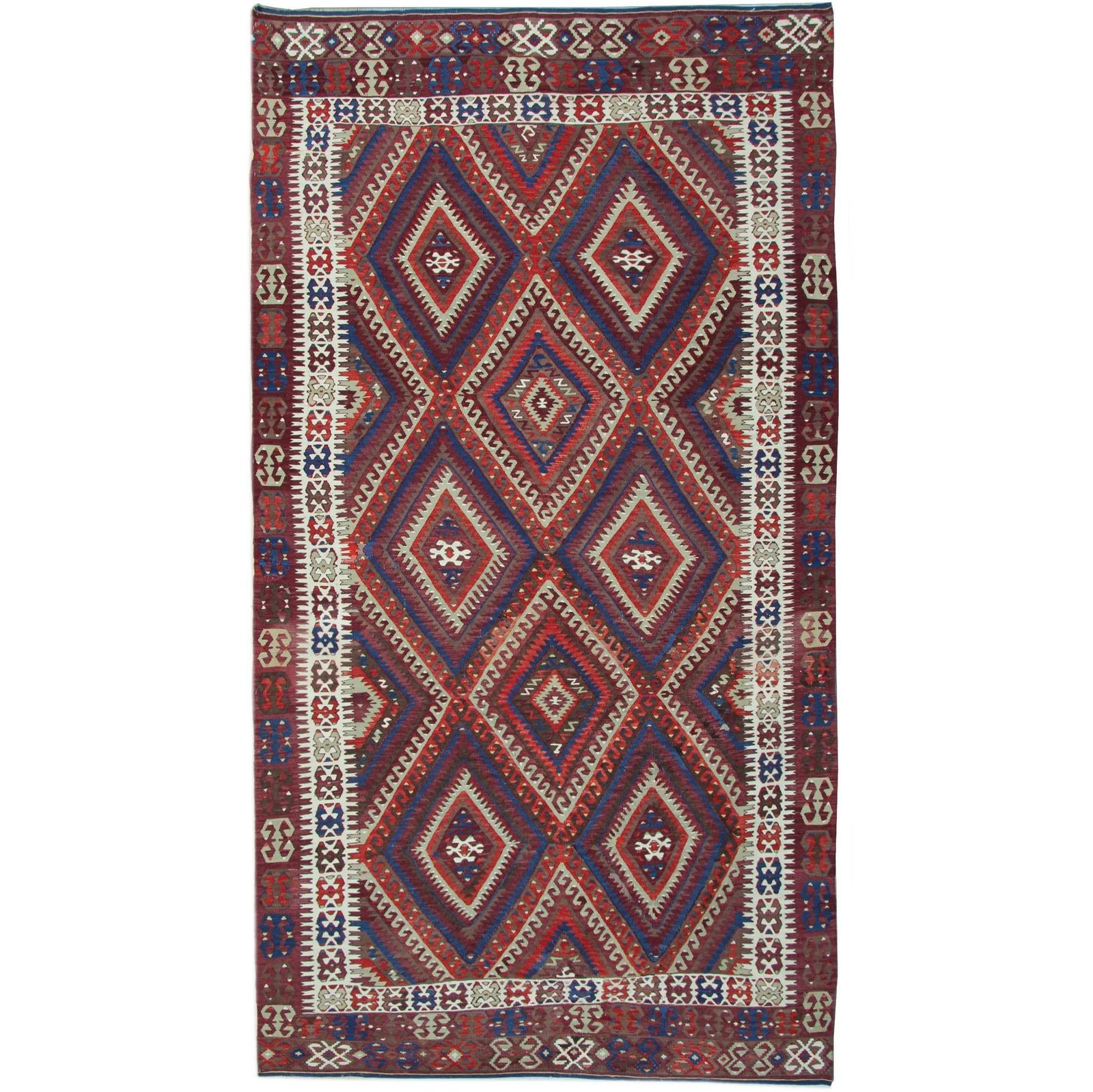 Antique Rugs, Anatolian Turkish Kilim Rugs, Turkish Carpet From Anatolia