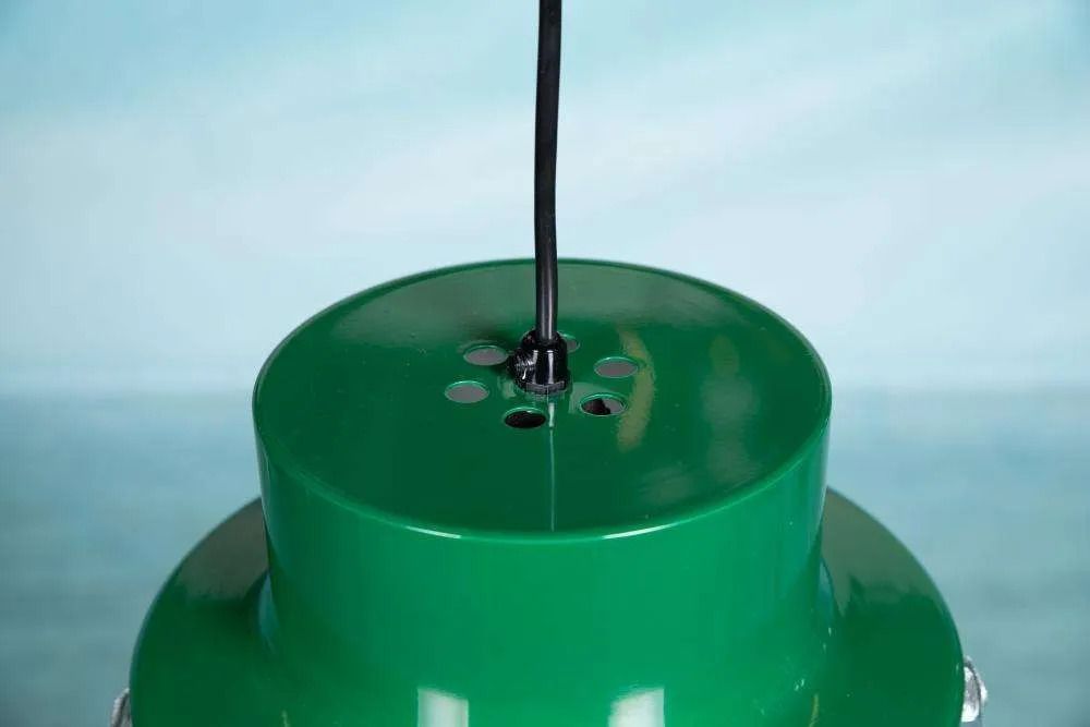 Vintage Design Green Pendant Lamp Glass, Metal Scandinavian. photo for sale