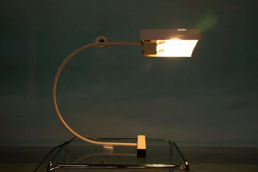 photo for sale Vintage Booglamp Tafelmodel, Jaren 60/70 Memphis Bureaulamp.