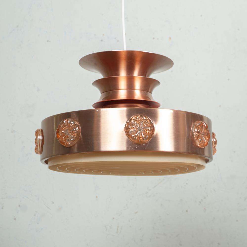 Bohemian Scandinavian Hanglamp, Space Age Zweedse Hanglamp.