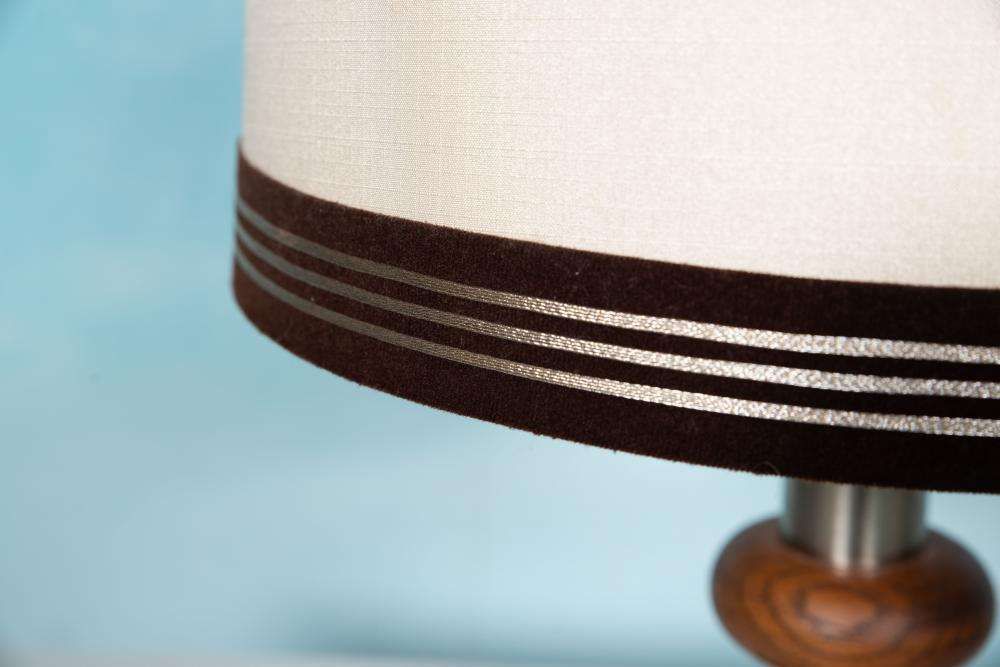 Bohemian Tafellamp Jaren 1960 – Space Age Houten Nachtkastlamp photo 170.0