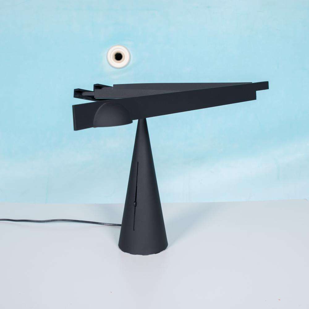 Italiaanse Design Tafellamp Tabla, Italiana Luce Colombo, Jaren 1980 photo vinterior