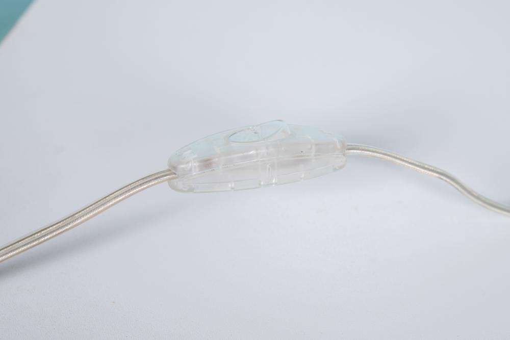 photo furniture Minimalist Glass Table Lamp From The 1980s With A Pleated Shade