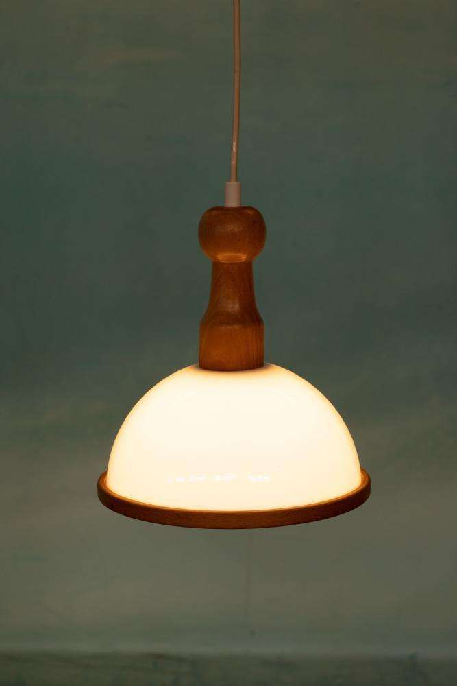 photo furniture Bohemian Mushroom Hanglamp Jaren 1970