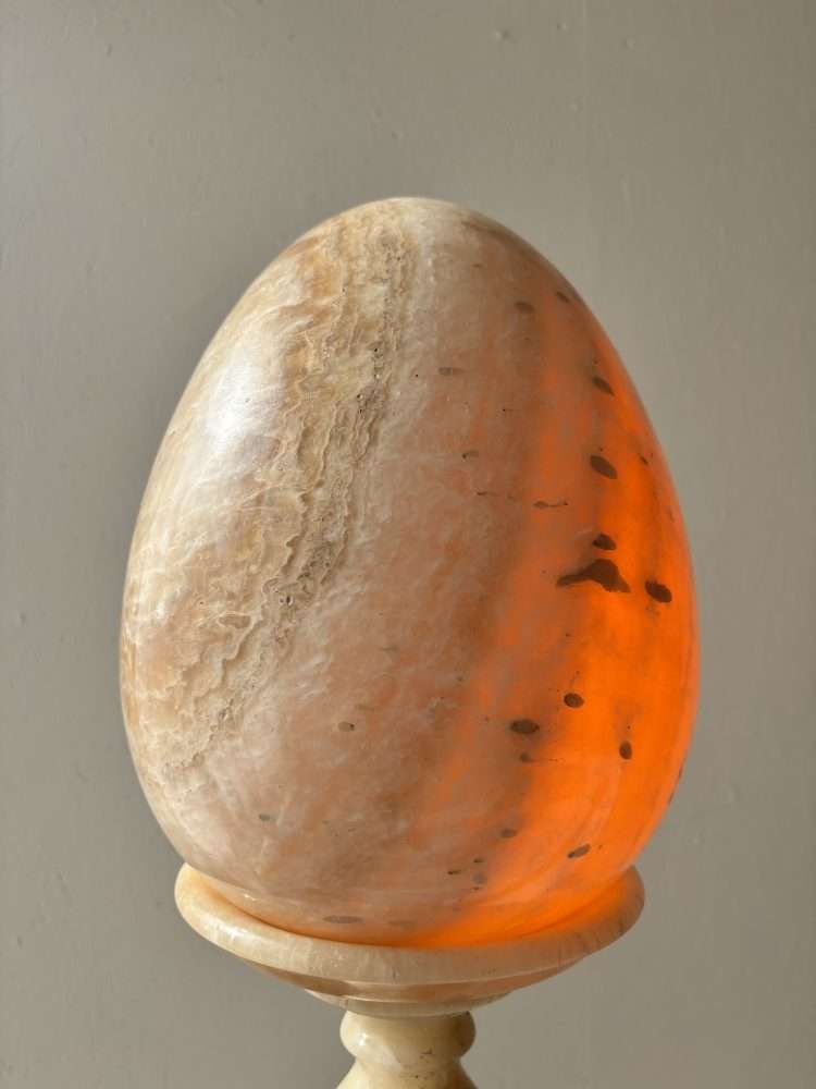 Zeldzame Mid Century Vloerlamp In Albast photo furniture