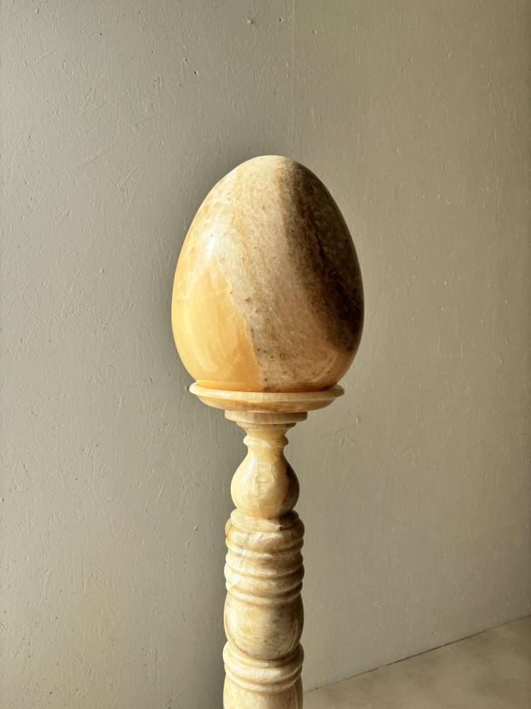 Zeldzame Mid Century Vloerlamp In Albast photo vinterior