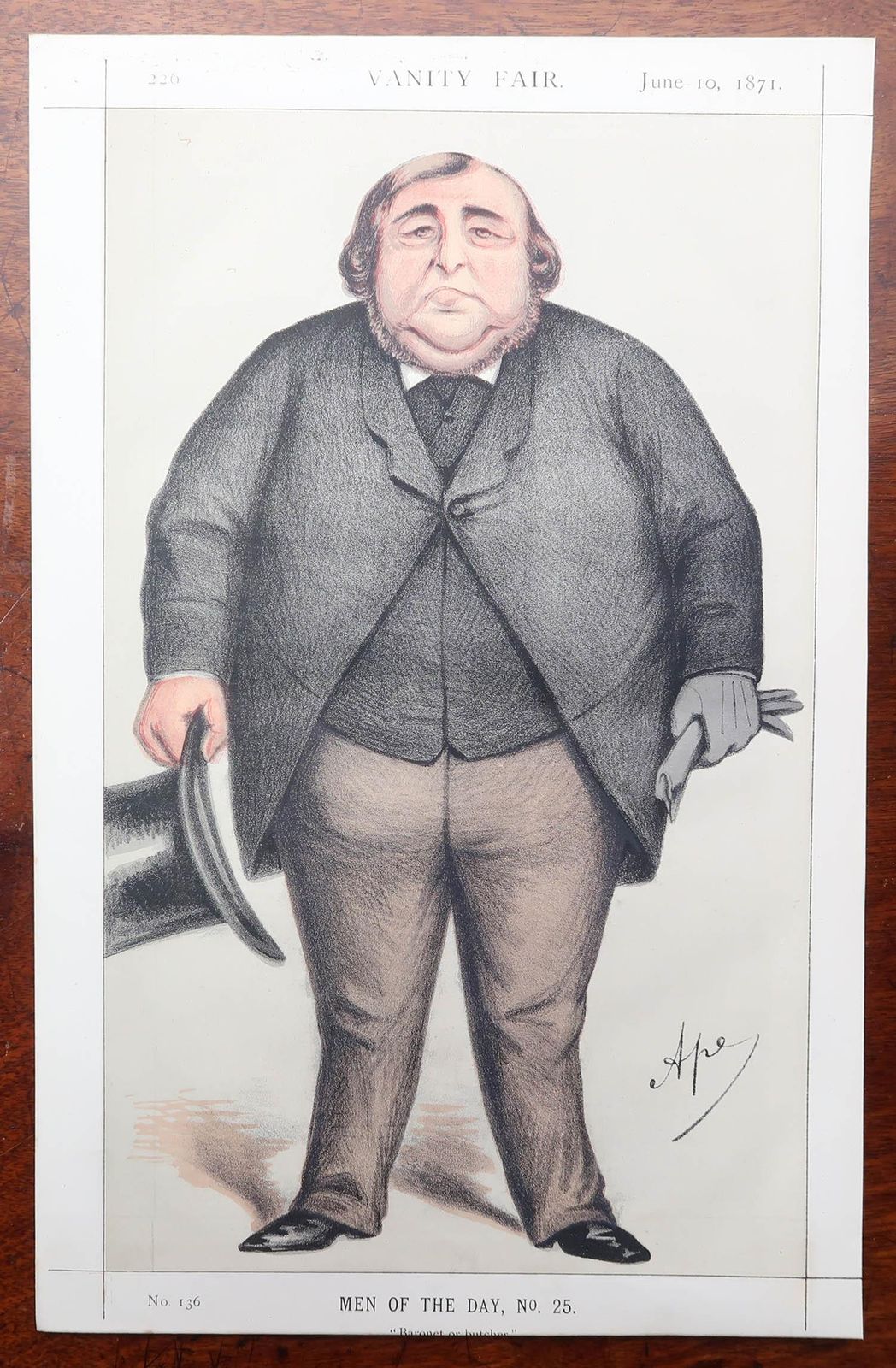 Set Of 12 Original Antique Vanity Fair " Spy " Prints. " Men Of The Day ". 1873 photo Art