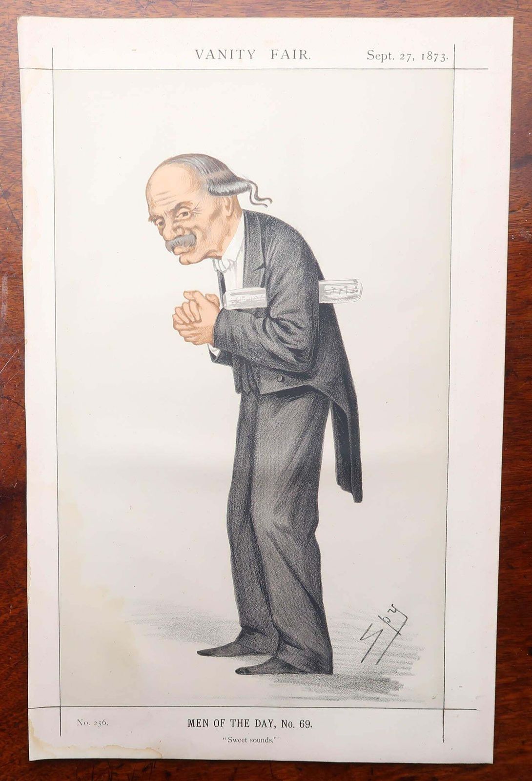 Art Set Of 12 Original Antique Vanity Fair " Spy " Prints. " Men Of The Day ". 1873 photo