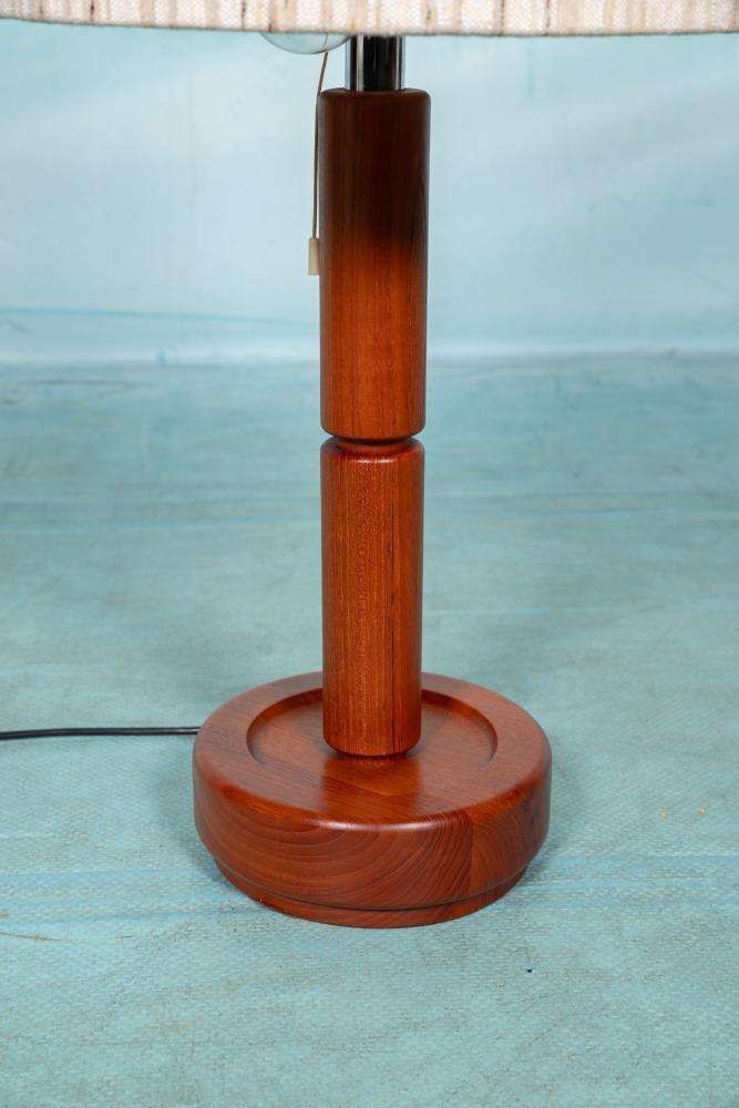 Vintage Danish Design Teak Table Lamp Domus photo Lighting