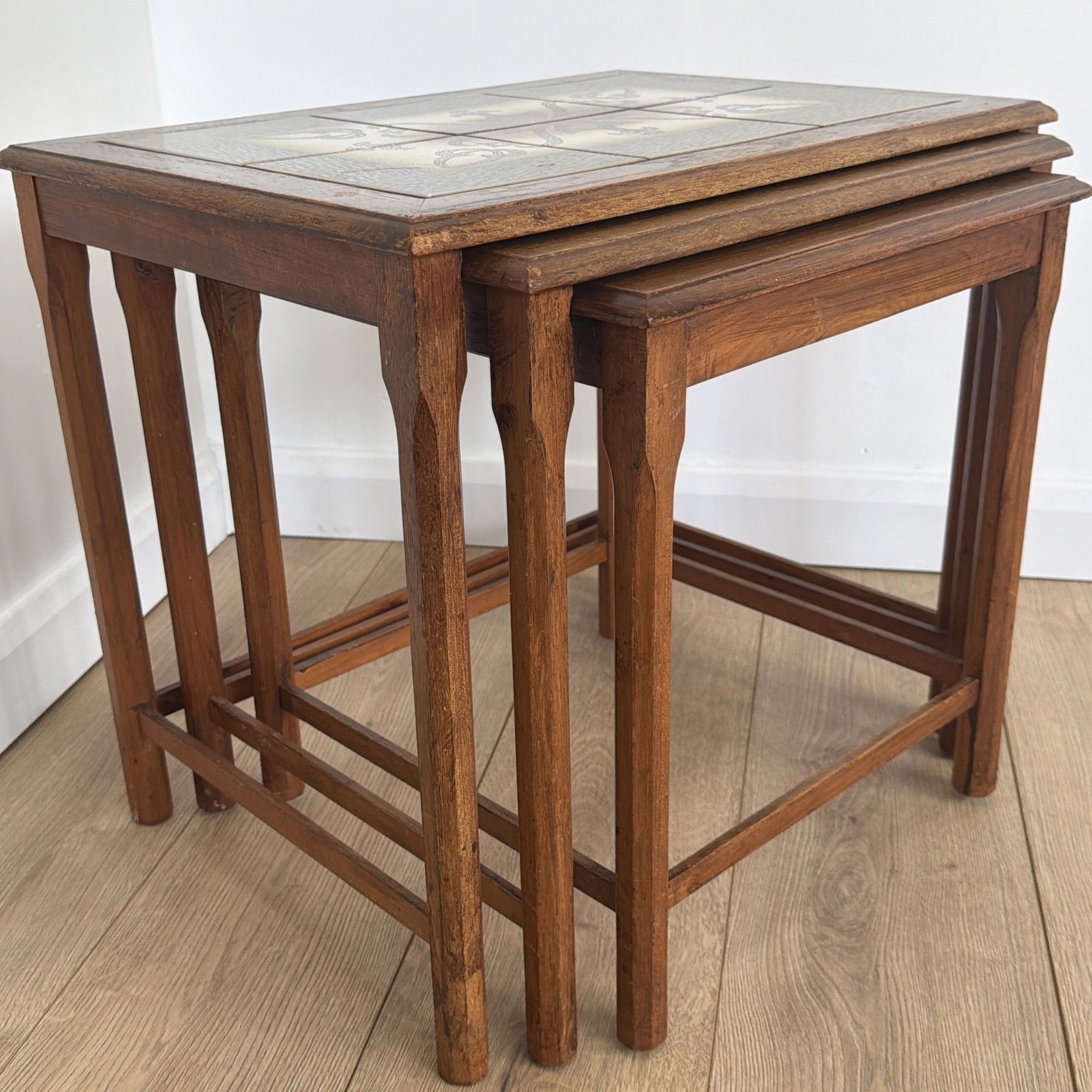 Mid Century Danish Nest Of Tables Mobelfabrikken Toften photo furniture