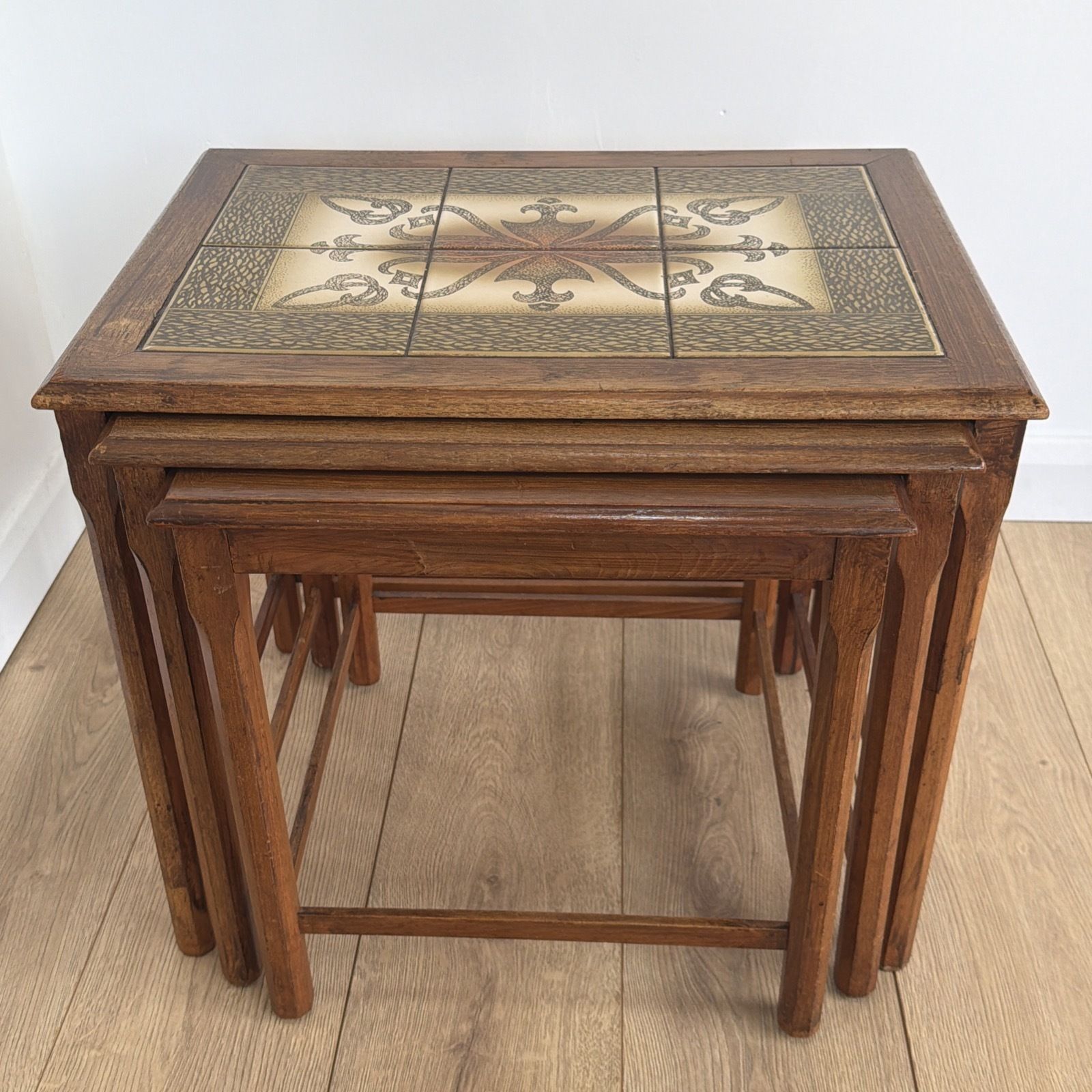 Mid Century Danish Nest Of Tables Mobelfabrikken Toften photo Furniture