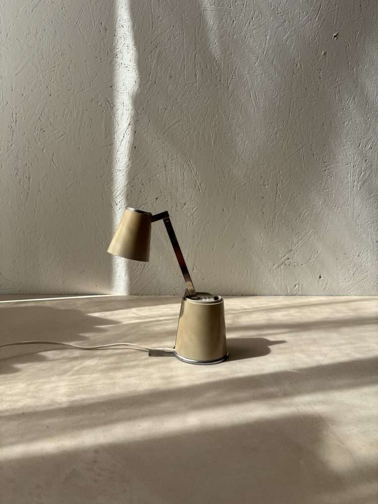 Vintage Hala Lampette Table Lamp Beige 1970s photo for sale