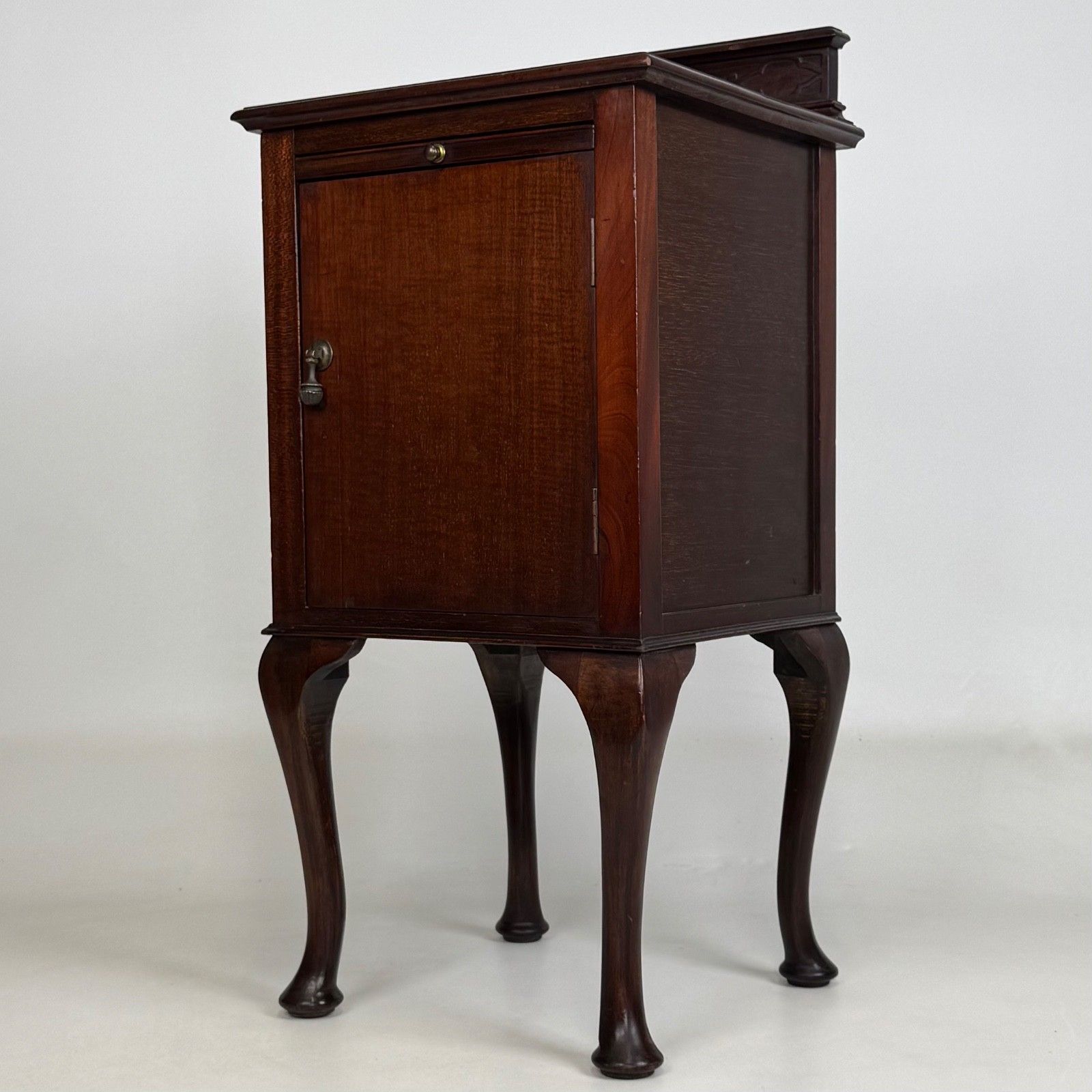 Antique 20th Century Small Edwardian Cabinet In Mahogany ( Af 5642 ) photo for sale