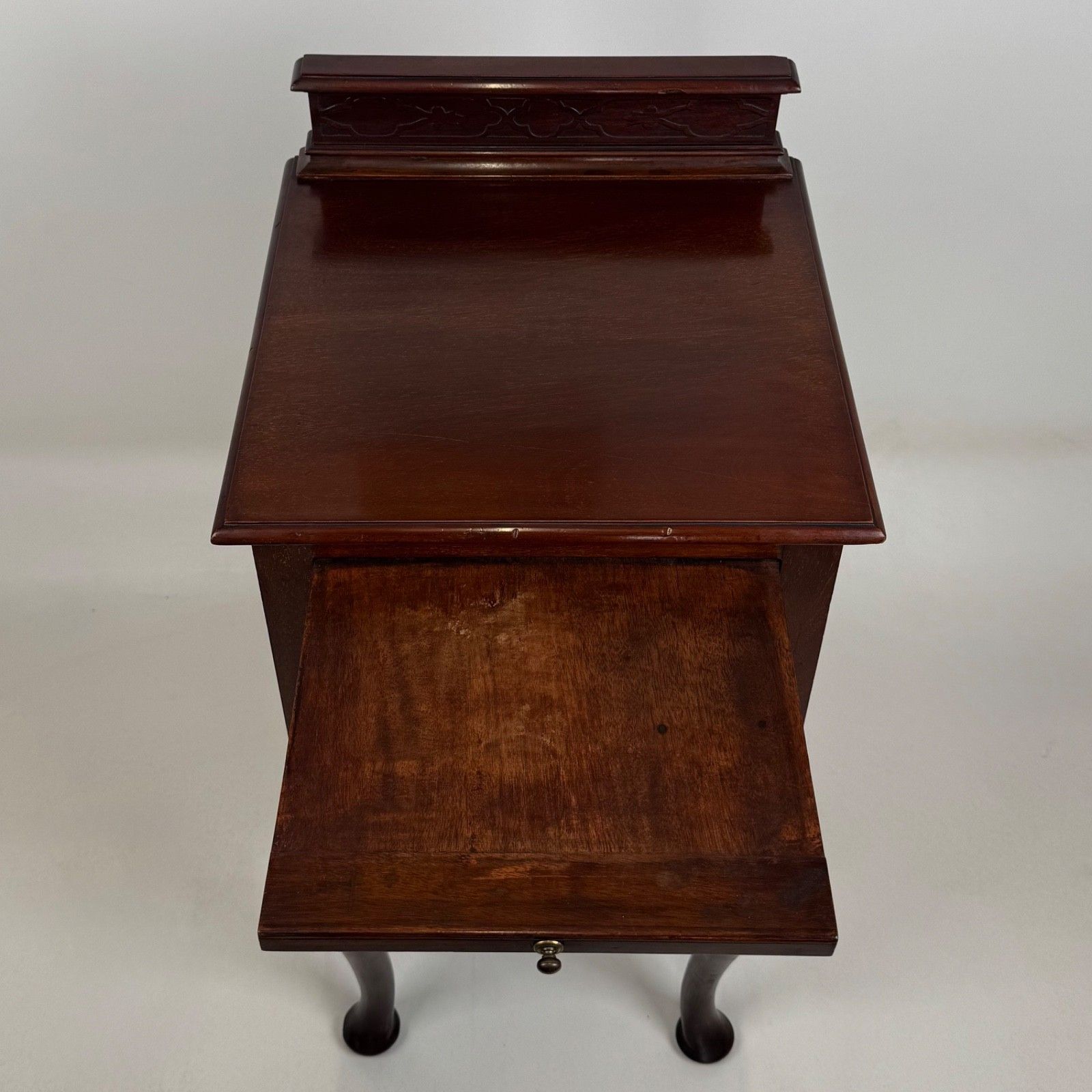 Furniture Antique 20th Century Small Edwardian Cabinet In Mahogany ( Af 5642 ) photo