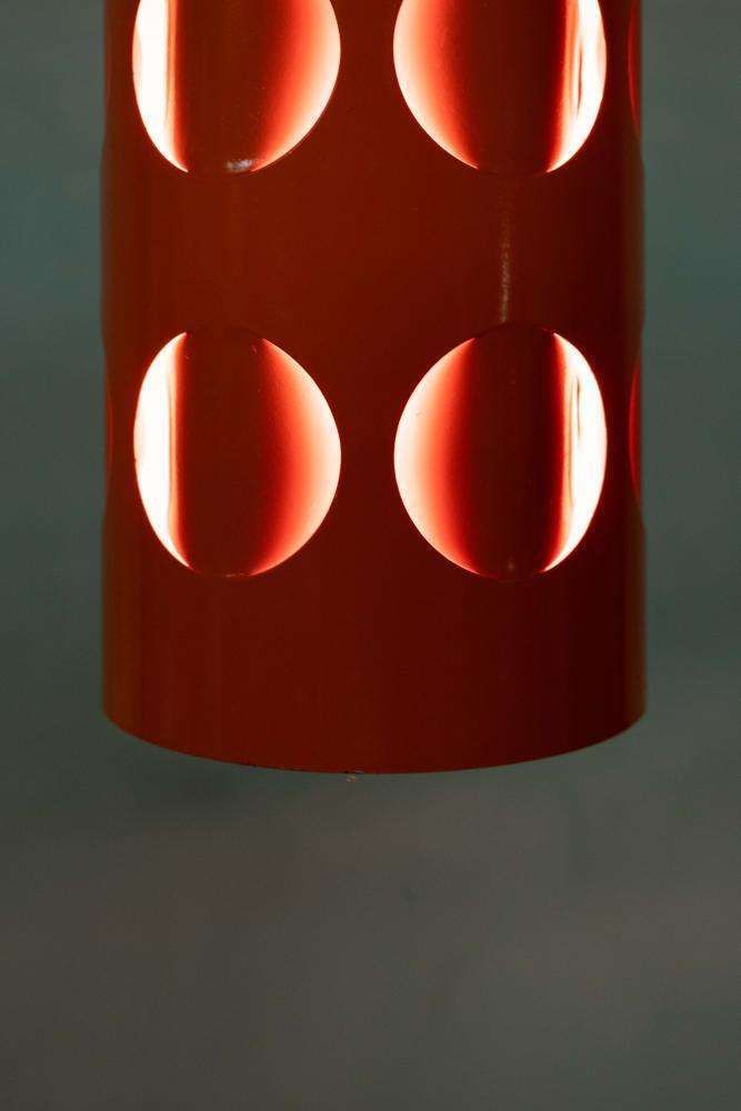 Space Age Jaren '70 Hanglamp – Oranje Vintage Hanglamp photo 147.0