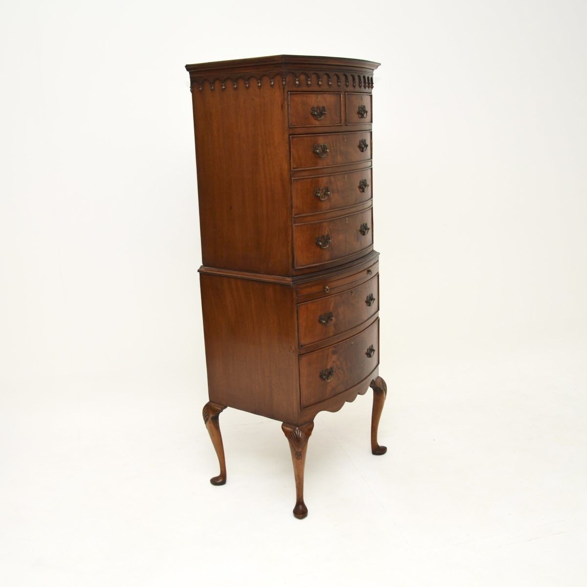photo for sale Antique Mahogany Cabinet / Chest On Legs