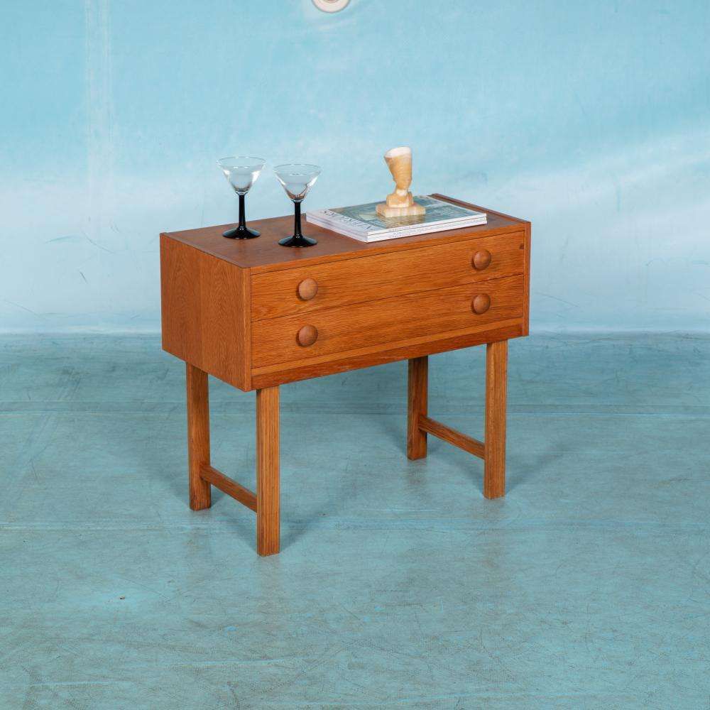 1960s Scandinavian Chest Of Drawers In Blond Oak photo Furniture