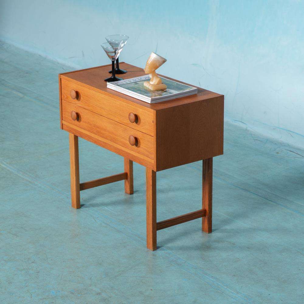 1960s Scandinavian Chest Of Drawers In Blond Oak photo 556.0