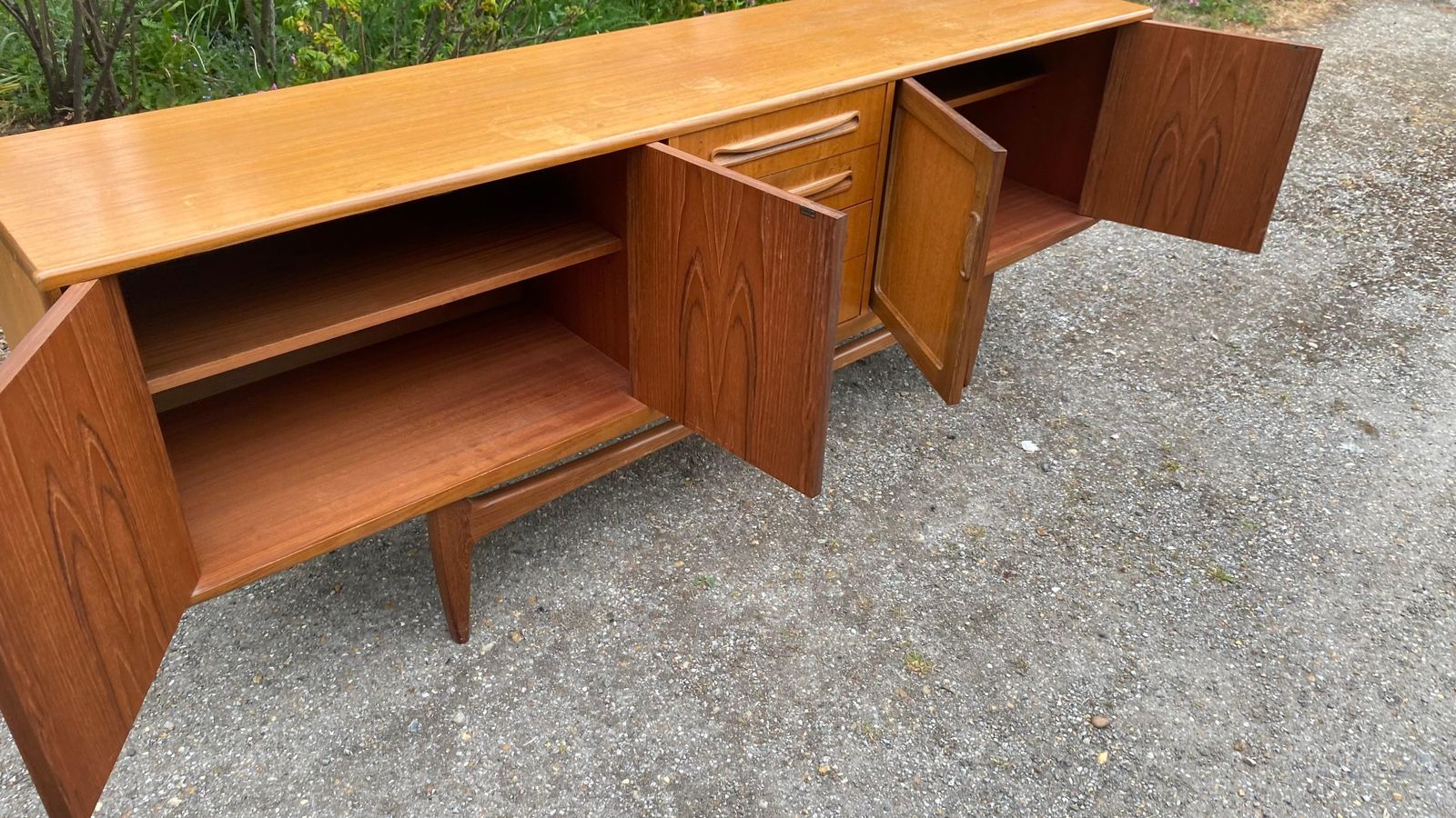 photo furniture Matched Pair Of G Plan Mid Century Modern Blonde Fresco Sideboards By Gomme