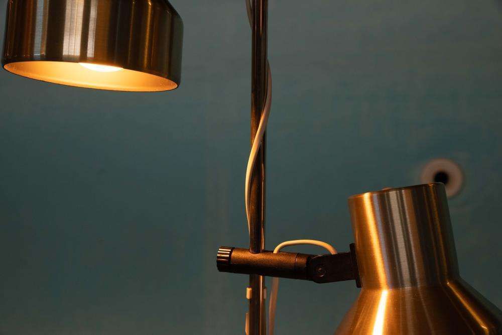 photo buy Belid Scandinavian Vloerlamp Met Verstelbare Spots, Ca. Jaren 1960