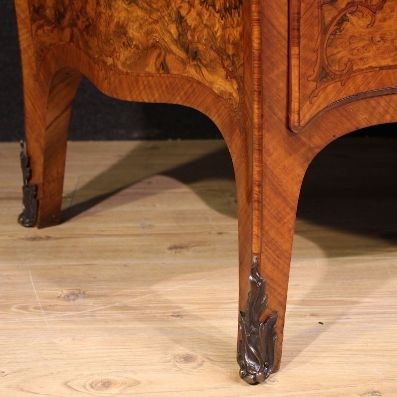 photo vinterior Lombard Inlaid Dresser In Louis XV Style With Marble Top