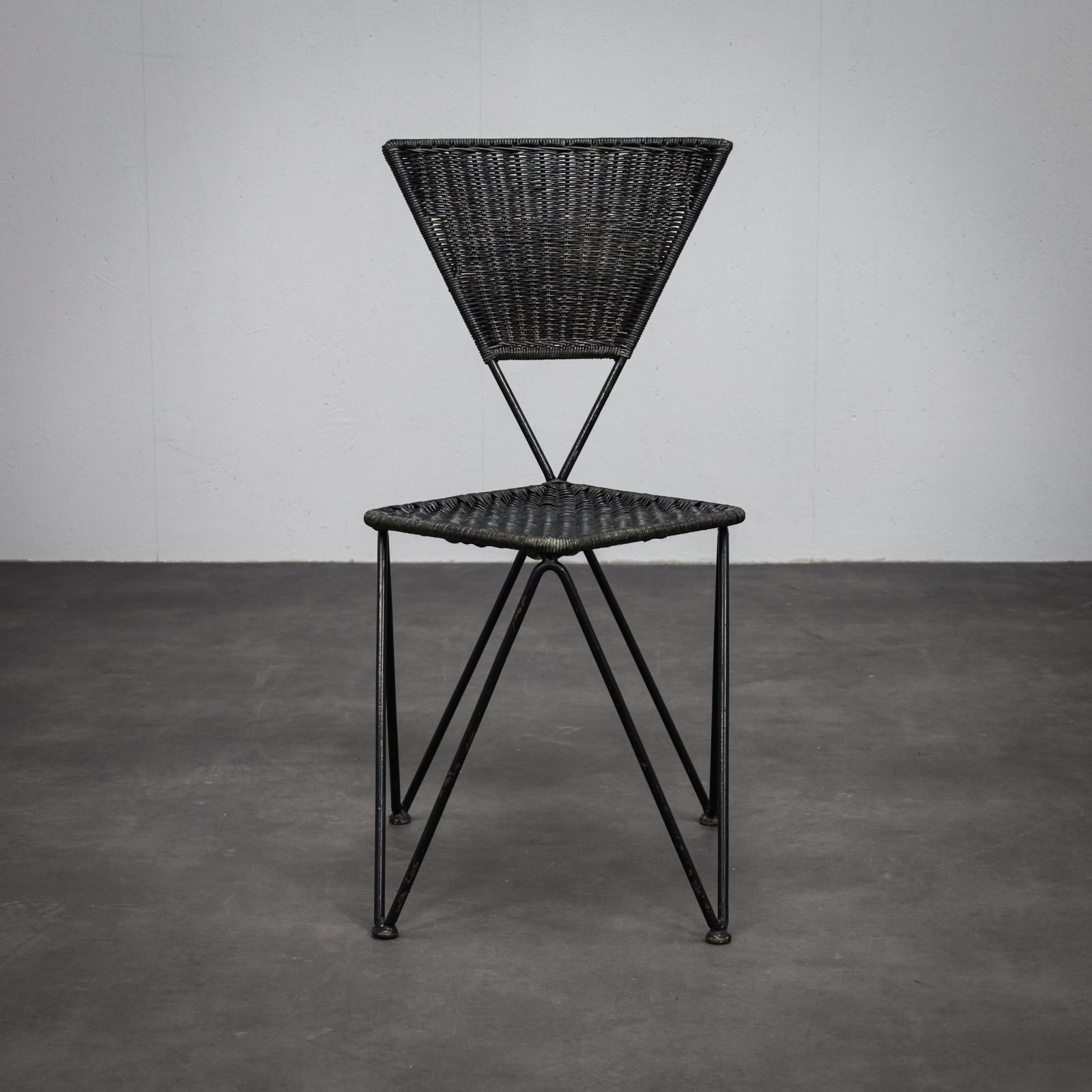 Rare Pair Of “Sonett” Chairs By Karl Fostel Seniors Erben (1950s). photo for sale