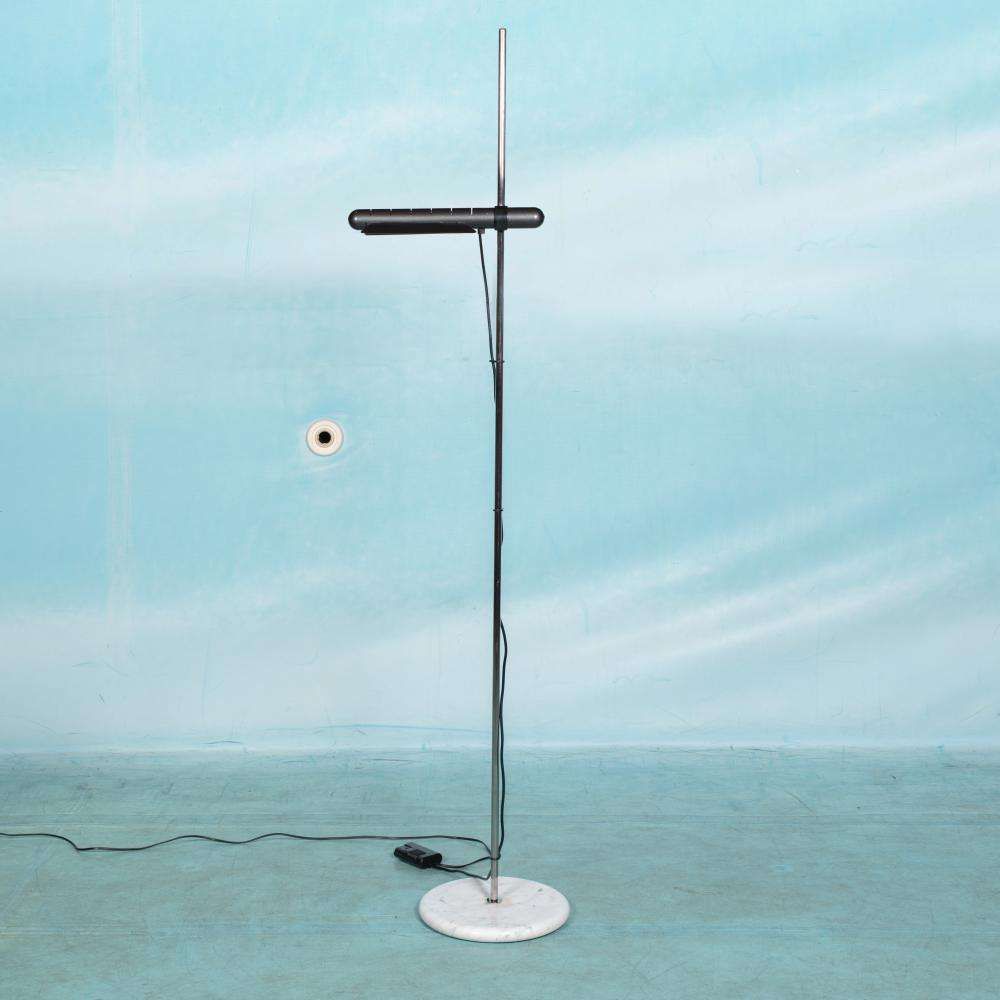 Minimalist Floor Lamp Baltensweiler, Mid Modern 70s Floor Lamp
