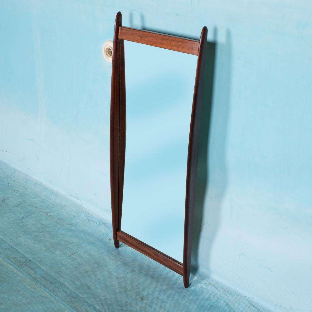 photo for sale Scandinavian Teak Mirror From The Sixties
