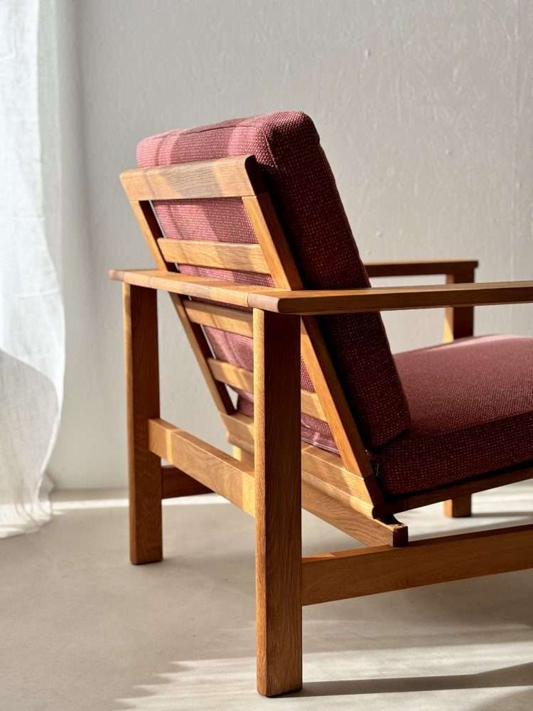 photo vinterior Fredericia Fauteuil Søren Holst Model 2551 Eiken Ca. Jaren 1960