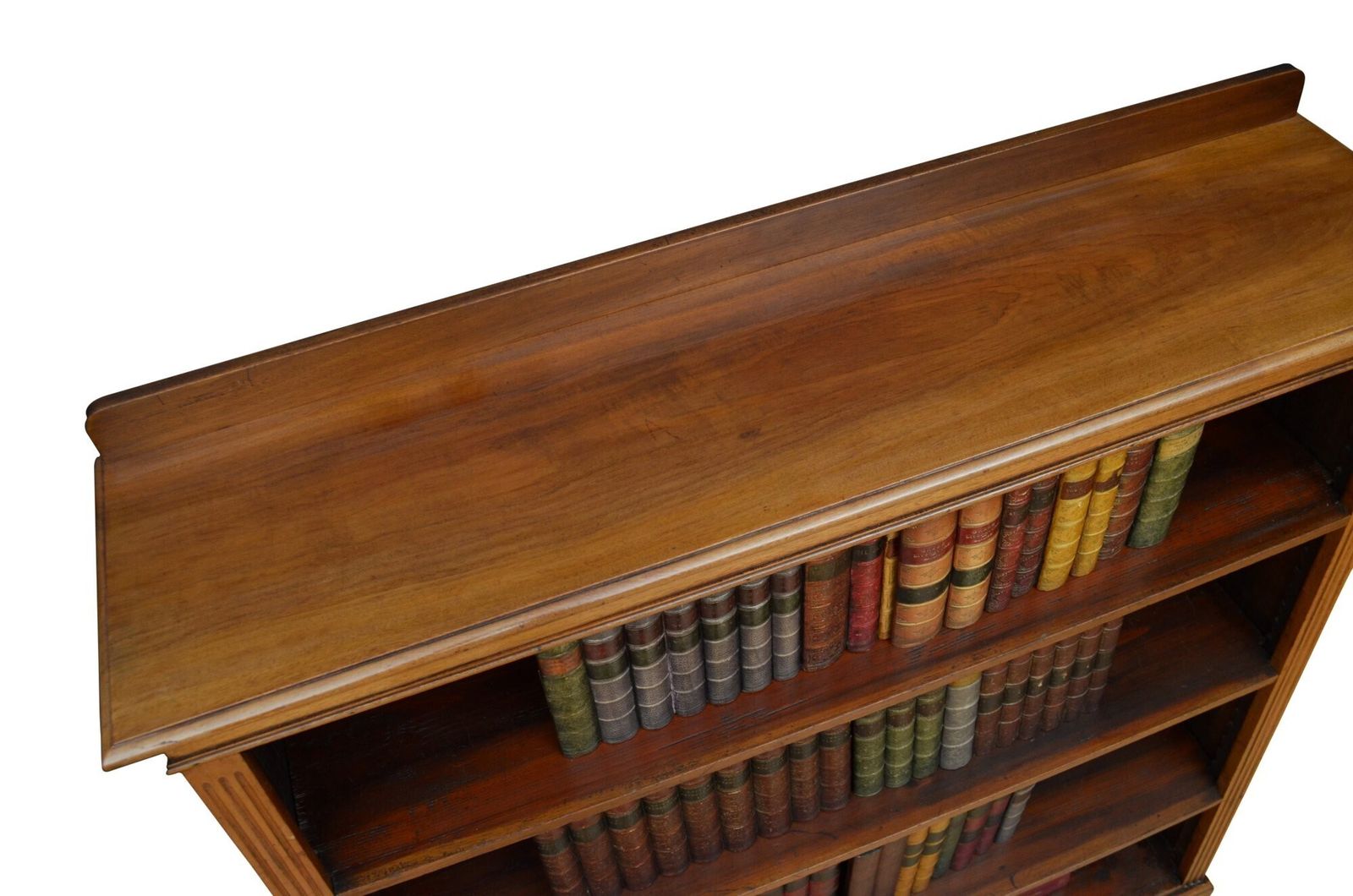 English Edwardian Walnut Open Bookcase C1900s. photo buy