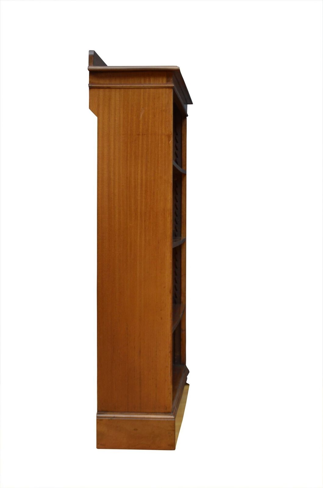 photo buy English Edwardian Walnut Open Bookcase C1900s.