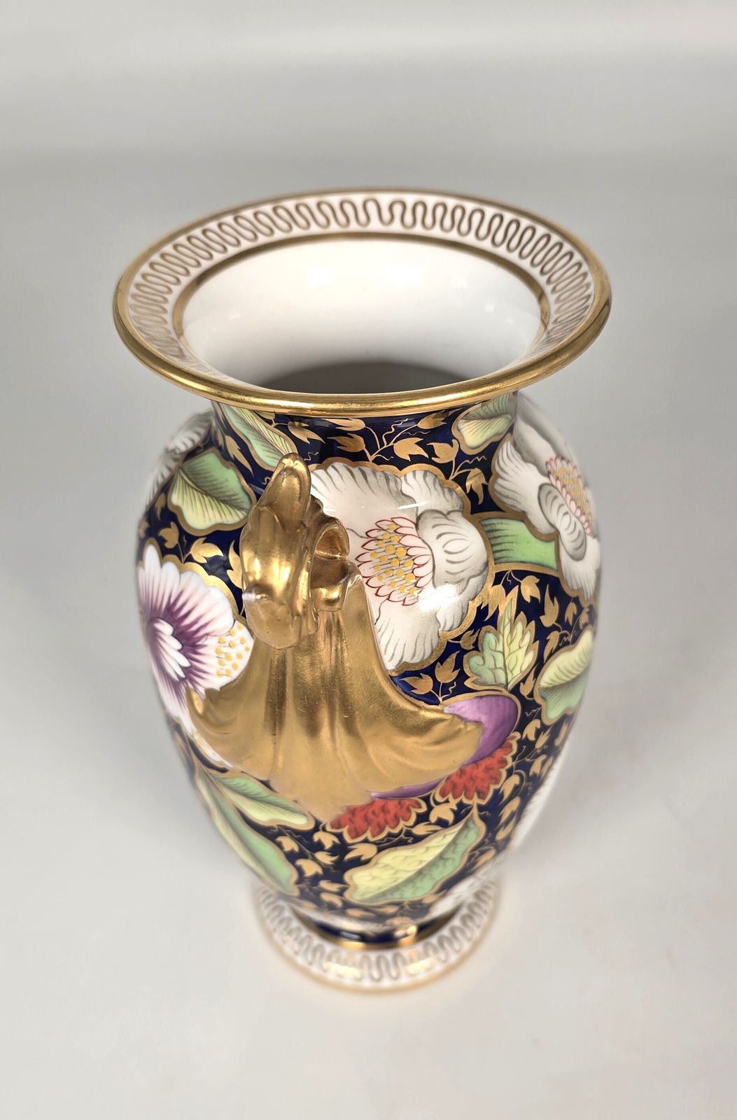 photo for sale 19th Century Hand Painted Spode China Vase Circa 1890, English