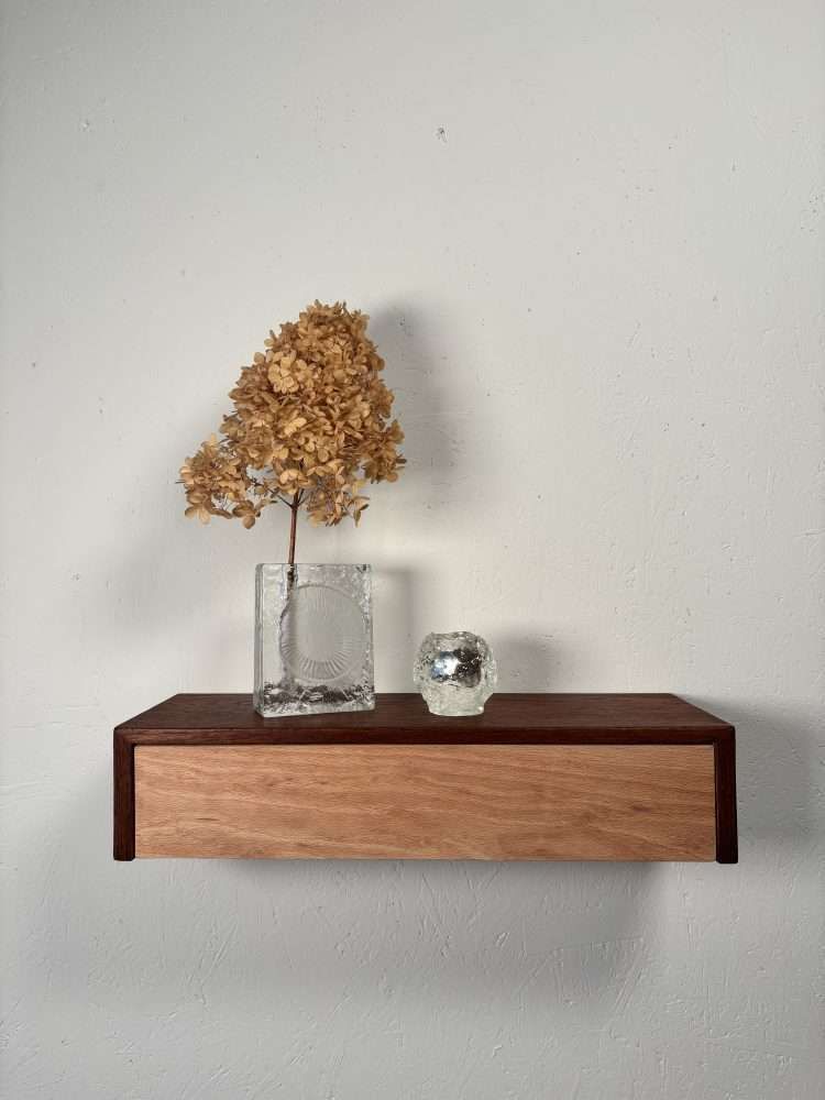 Solifleur Block Vase Heiner Düsterhaus Walther Glas Jaren 1970 photo for sale