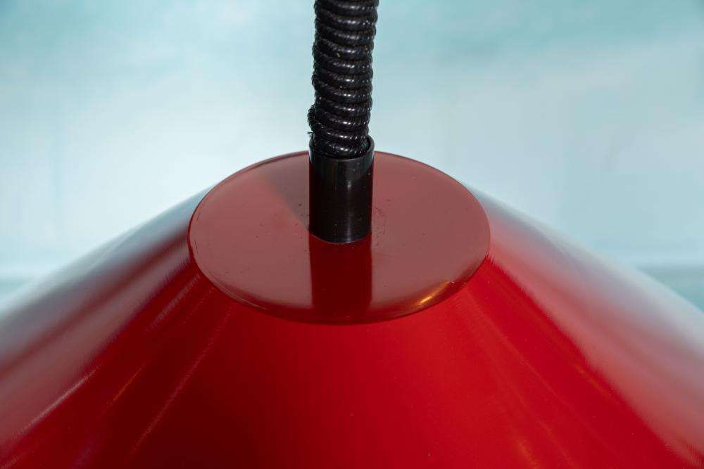 Vintage Deens Design Hanglamp, Horn Minimalist Pendant Jaren 1970 photo for sale