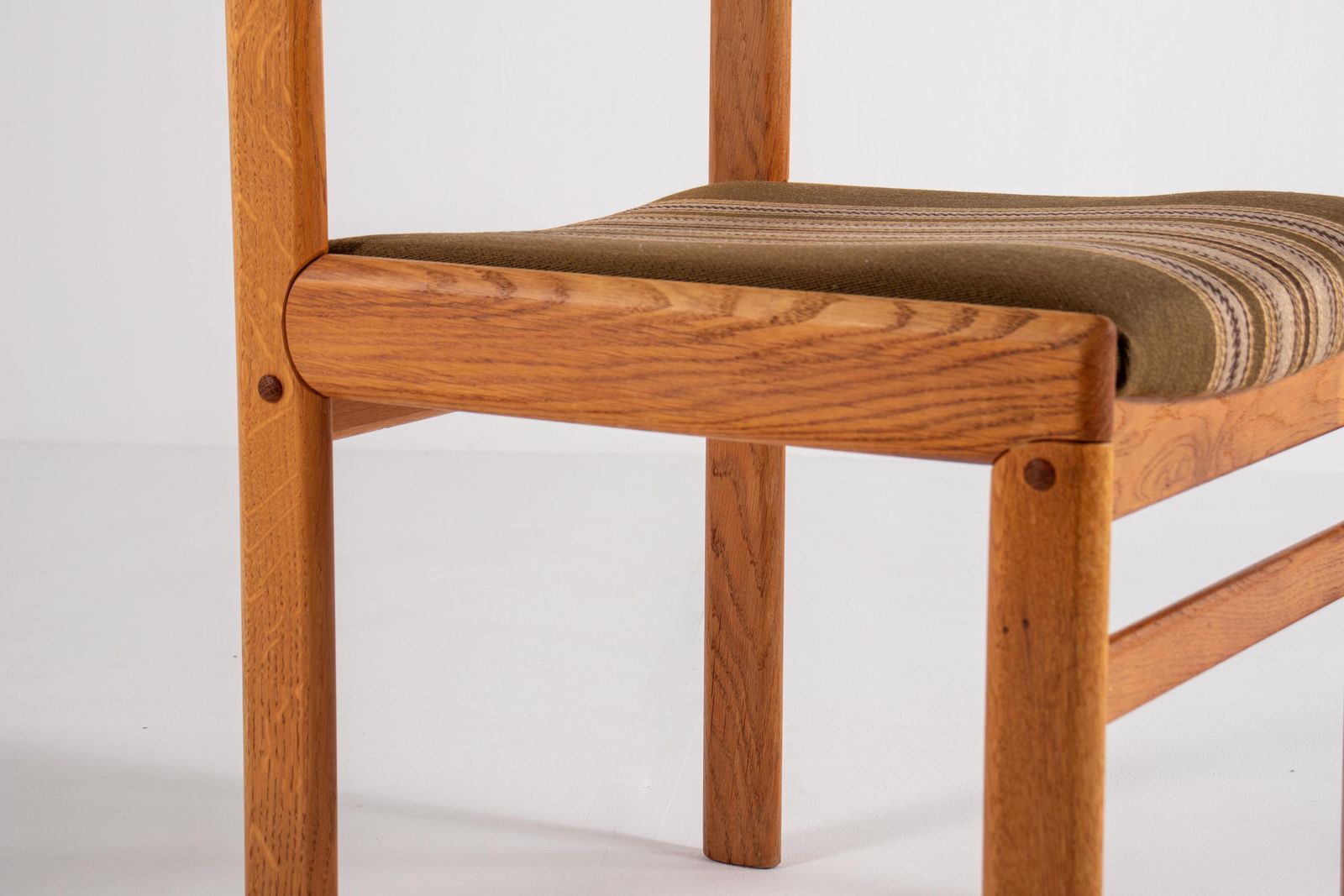Furniture Set Of 6 Oak Dining Chairs By H.W. Klein For Bramin, Denmark, 1960s photo