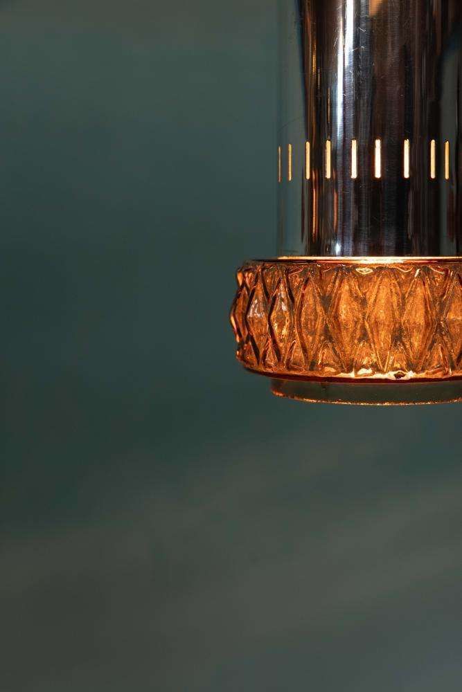 photo for sale Space Age Hanglamp Glas, Mid Century Glas Jaren 60 Hanglamp