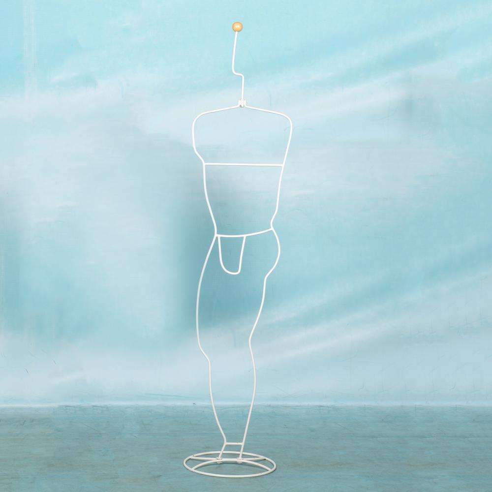 Vintage Stalen Kledingrek Minimalist Ikea Häpen Valet Stand