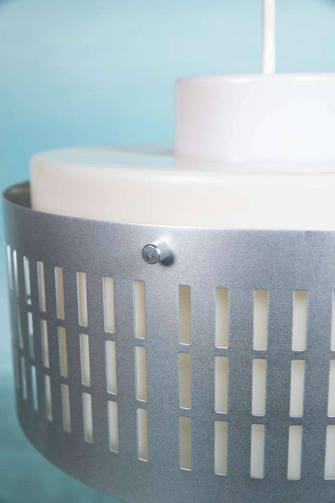 Minimalistische Aluminium Hanglamp Uit De Jaren '70, Midmod photo 192.0