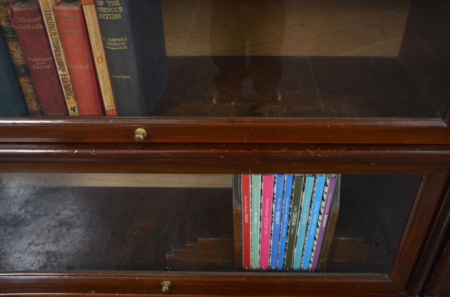 photo vinterior Set Of 9 Antique Mahogany Globe Wernicke Barristers Glazed Stacking Bookcase Cabinet Of Curiosities Uk