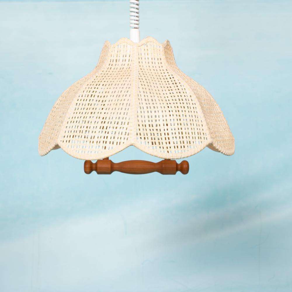 Bohemian Webbing Swedish Pendant Lamp Pull Cord photo furniture