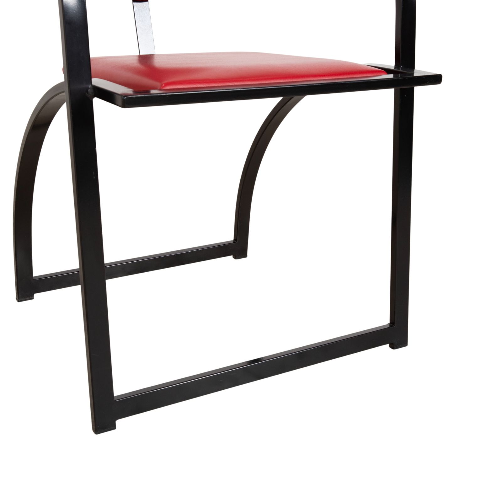 Fauteuil KFF Cosinus en cuir rouge photo for sale