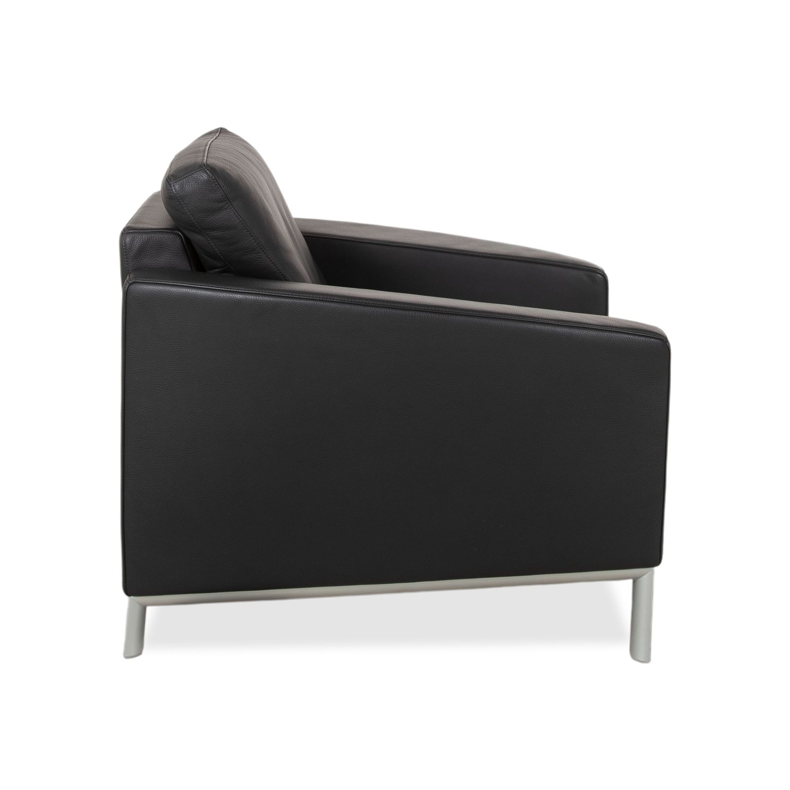 Mobilier Fauteuil Rolf Benz 1200 en cuir noir photo