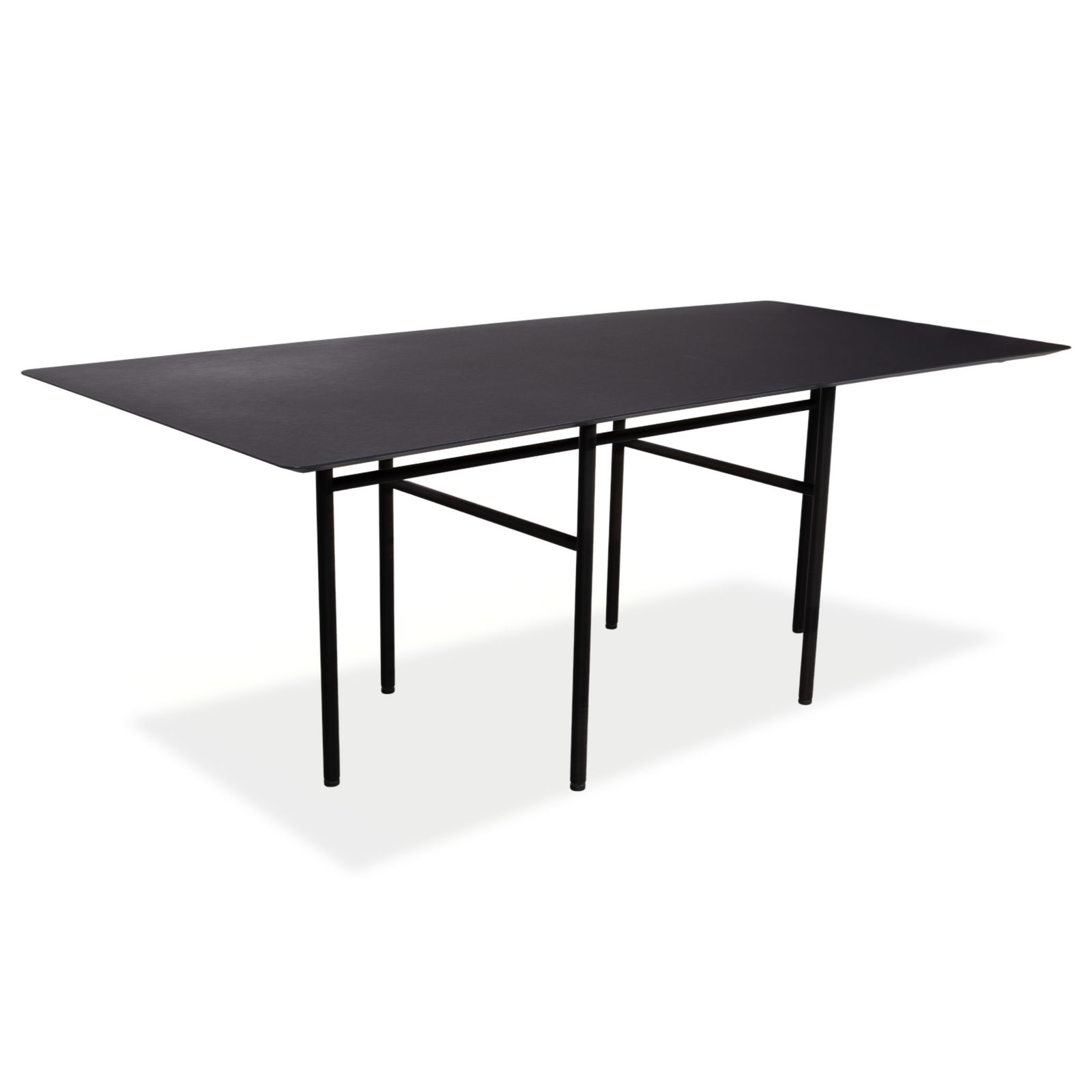 Audo Snaregade Wooden Dining Table, Black, 200 X 90 Cm