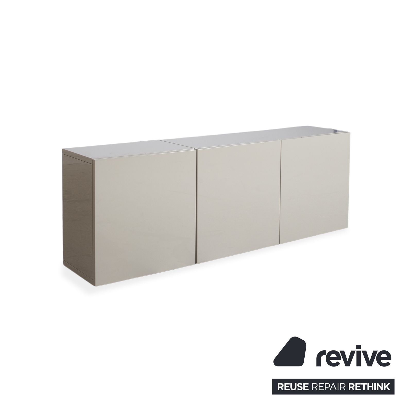 Buffet Hülsta Lilac beige taupe laqué brillant photo 2123.0