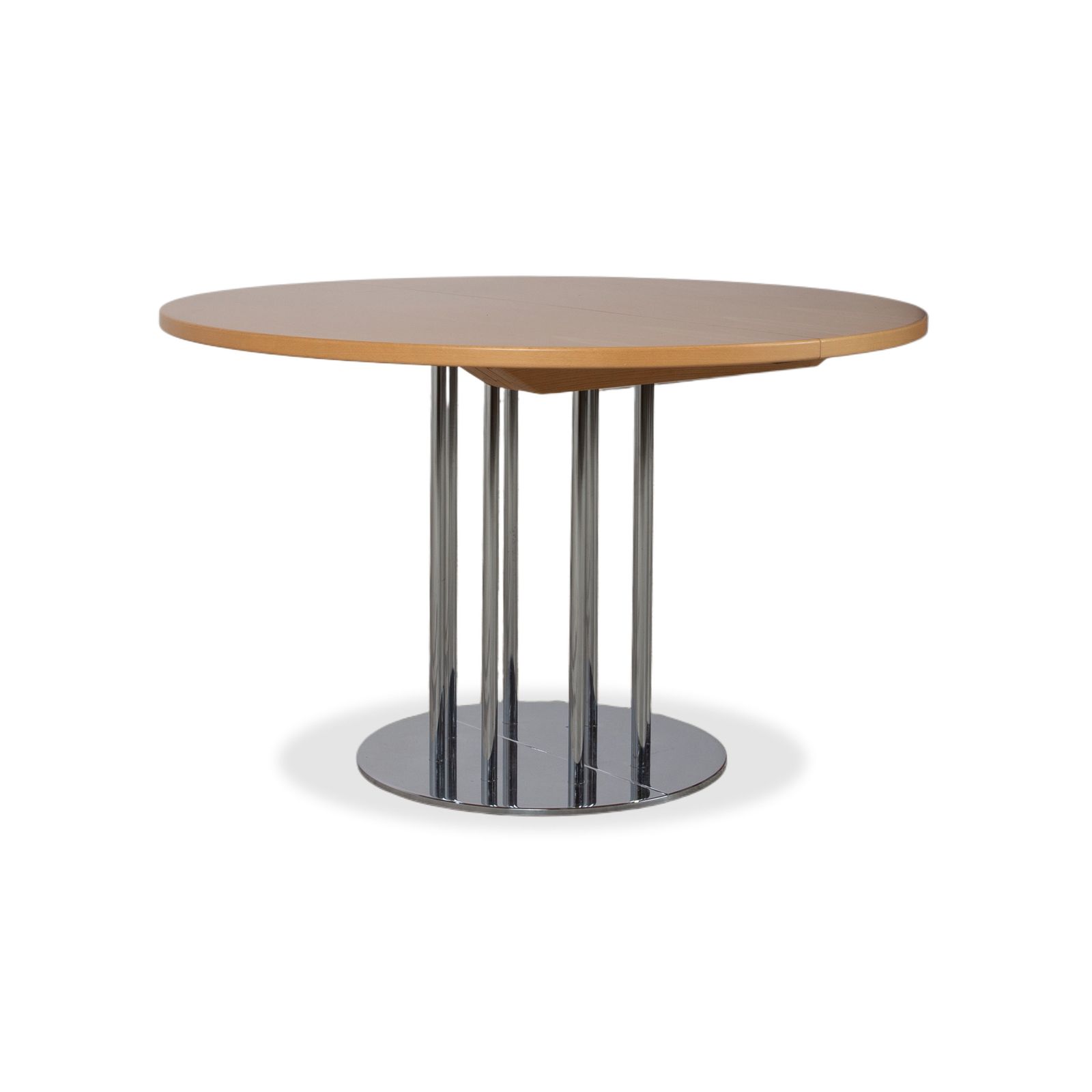 Thonet Wooden Dining Table, Brown, Extendable, 120–240 X 120 Cm photo for sale
